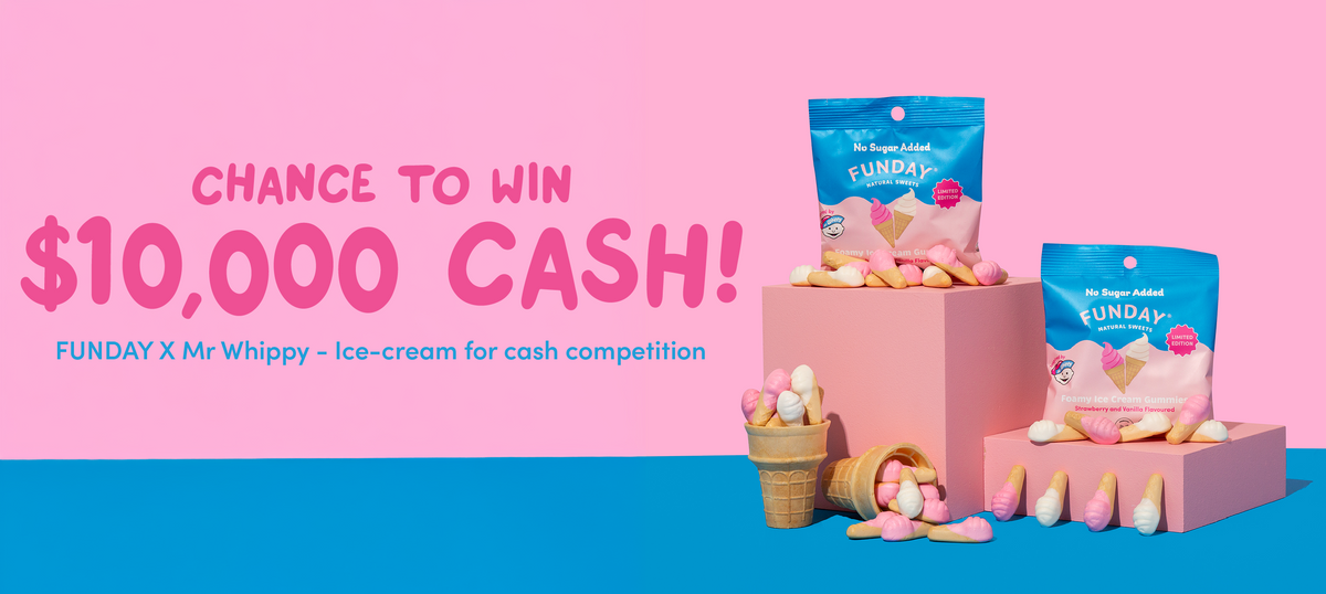 FUNDAY x Mr Whippy Ice Cream for Cash
