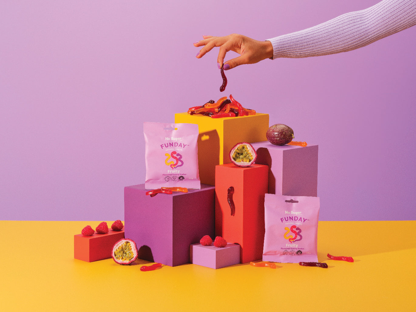 Sssay hello to our NEW Fruity Gummy Snakes!