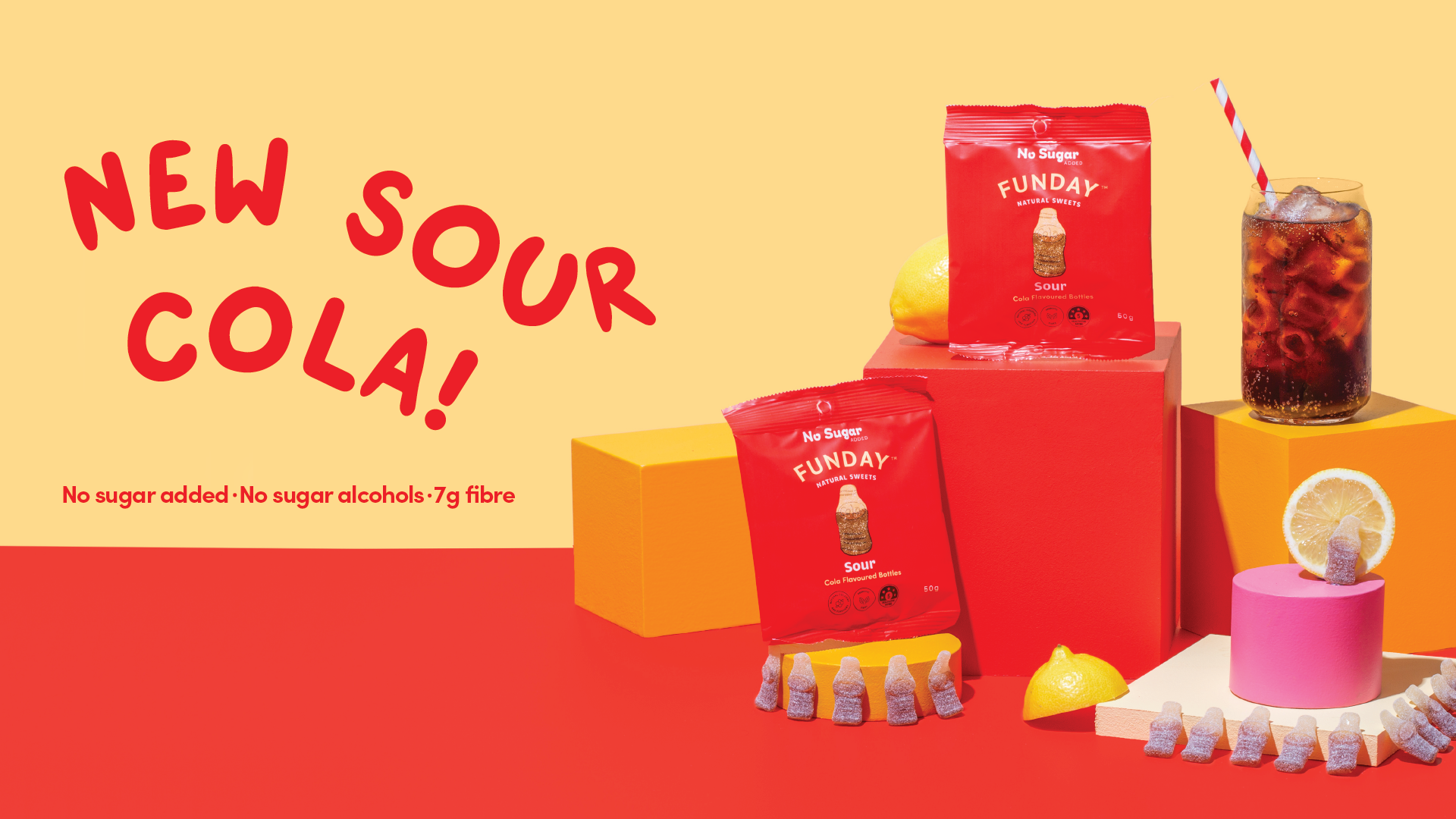 Bring on the sour power with our Sour Cola Gummy Bottles!