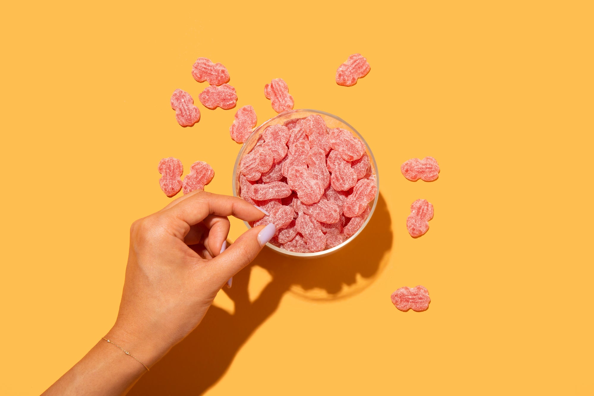 Sour Raspberry Gummy Frogs