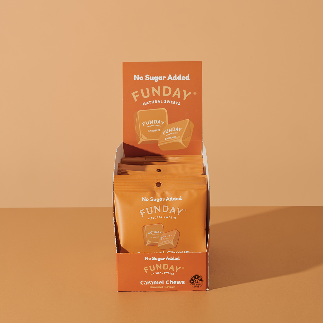 Caramel Chews 45g (12 BAGS IN EVERY BOX)