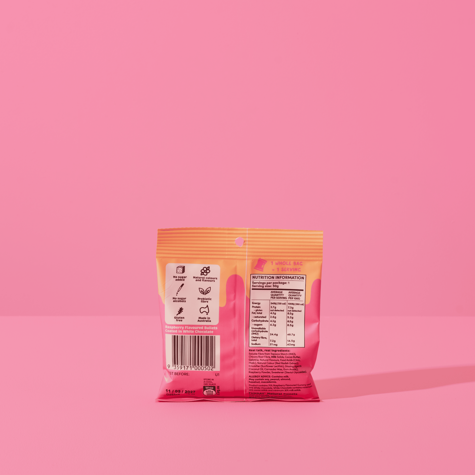 White Chocolate Raspberry Bullets