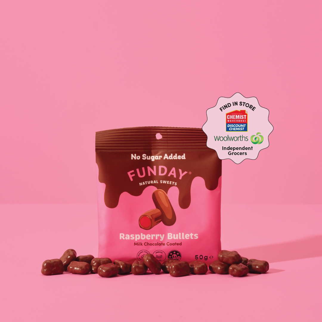 Milk Chocolate Raspberry Bullets