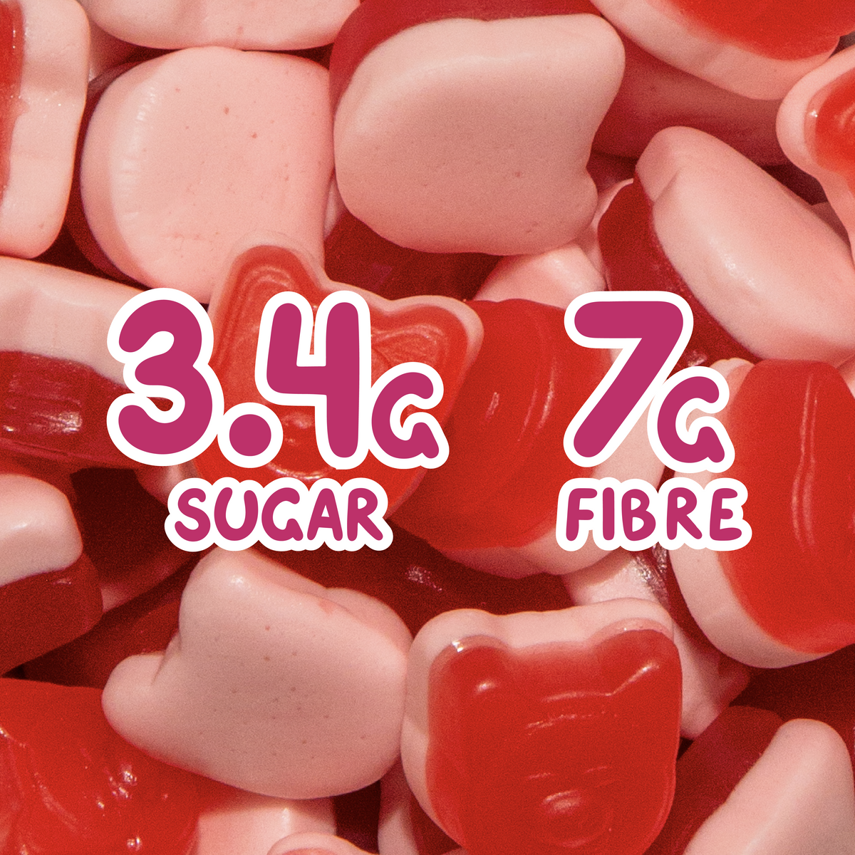 Fruity Flavoured Pigs Gummies (12x50g)