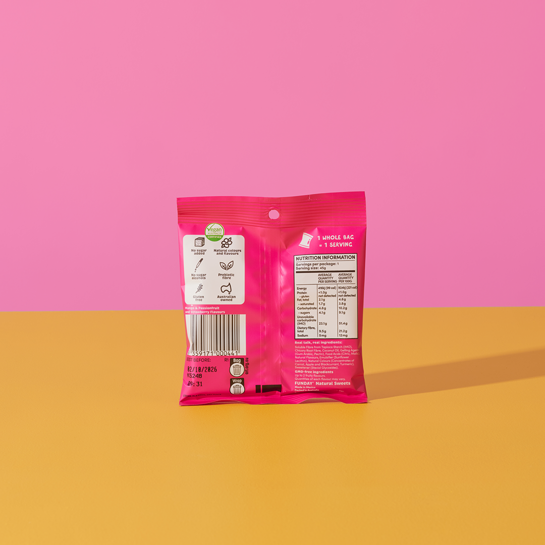 Fruity Chews 45g (12 BAGS IN EVERY BOX)