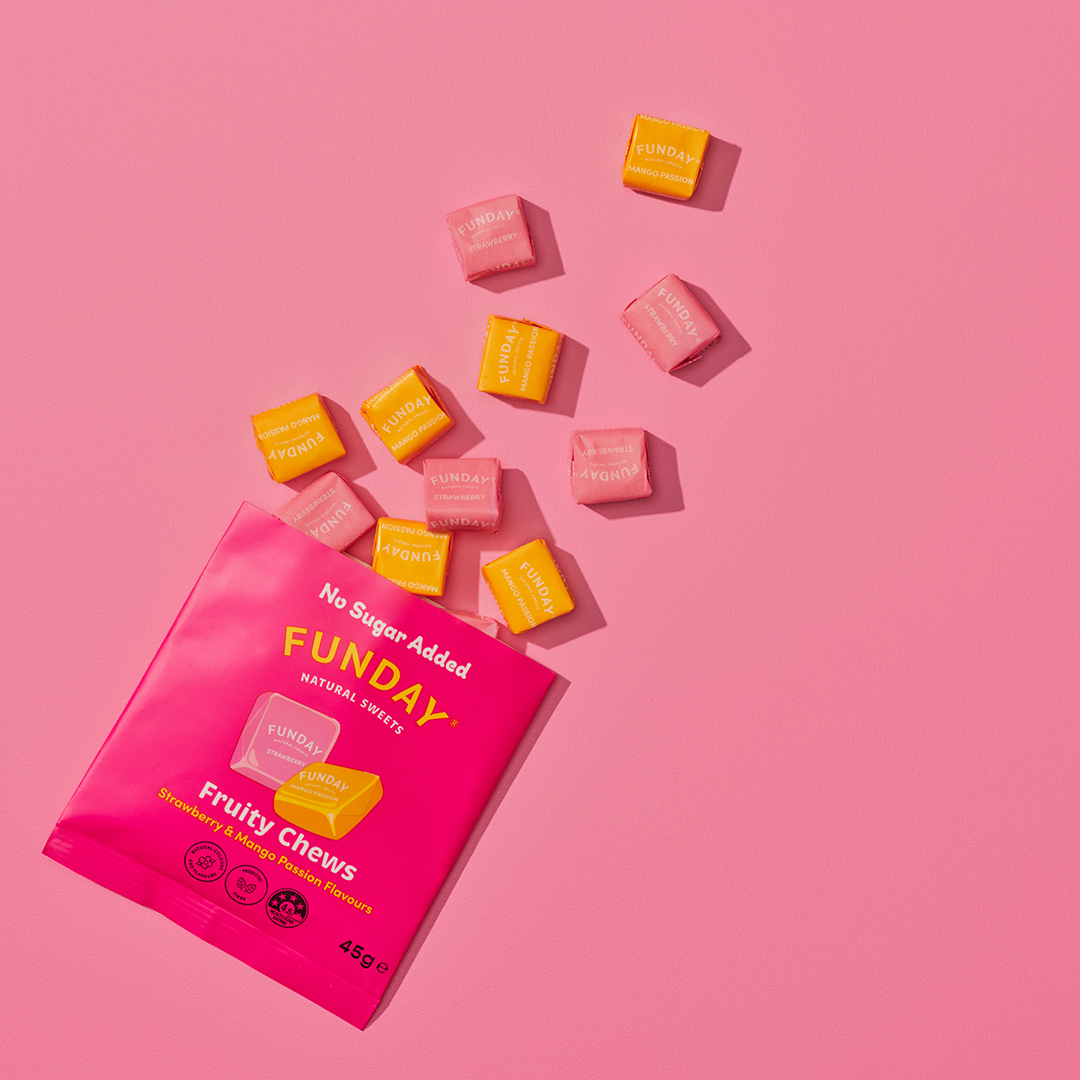 Fruity Chews 45g (12 BAGS IN EVERY BOX)