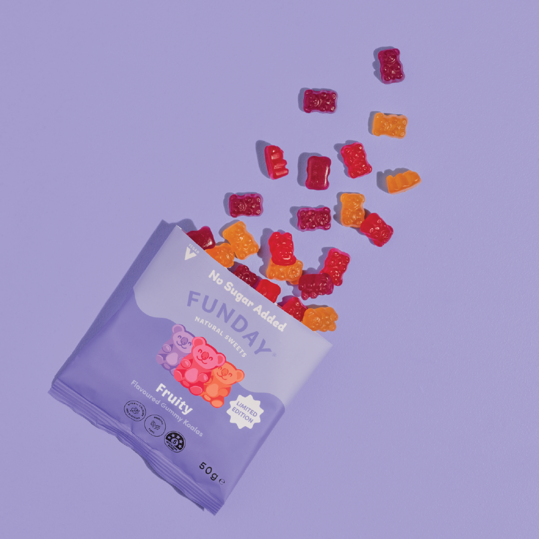 Fruity Vegan Gummy Koalas 50g (12 Pack)