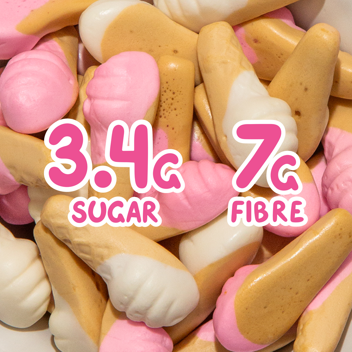 Mr Whippy Strawberry & Vanilla Ice Cream Gummies (12x50g)