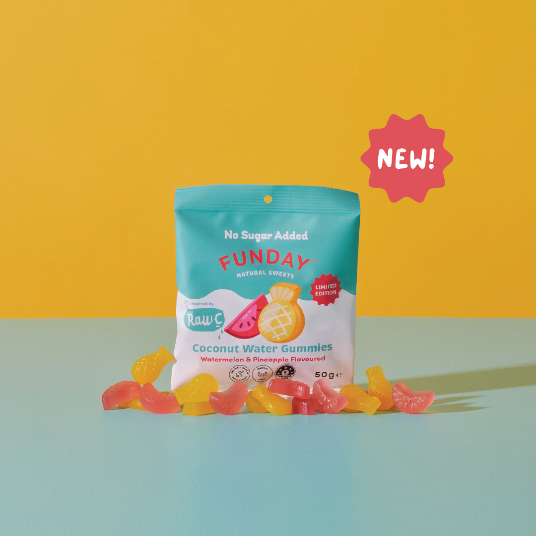 FUNDAY X Raw C Fruity Coconut Water Flavoured Gummies 50g