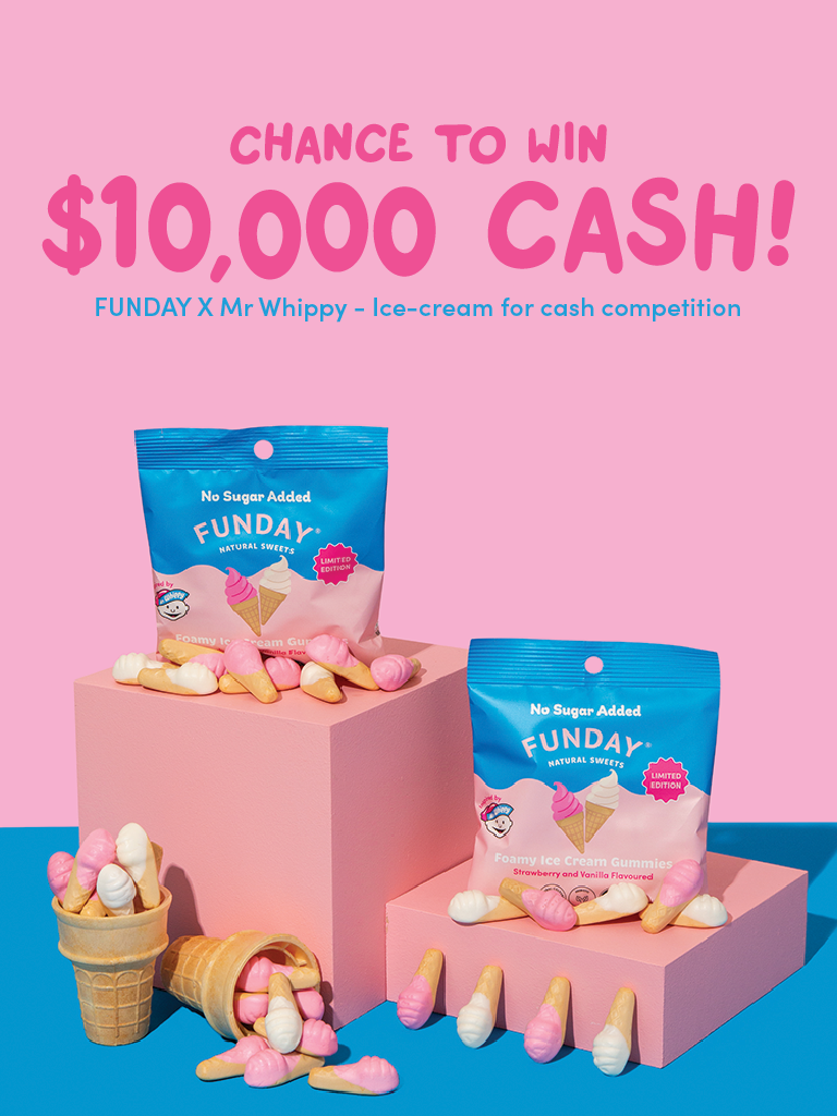 FUNDAY x Mr Whippy Ice Cream for Cash