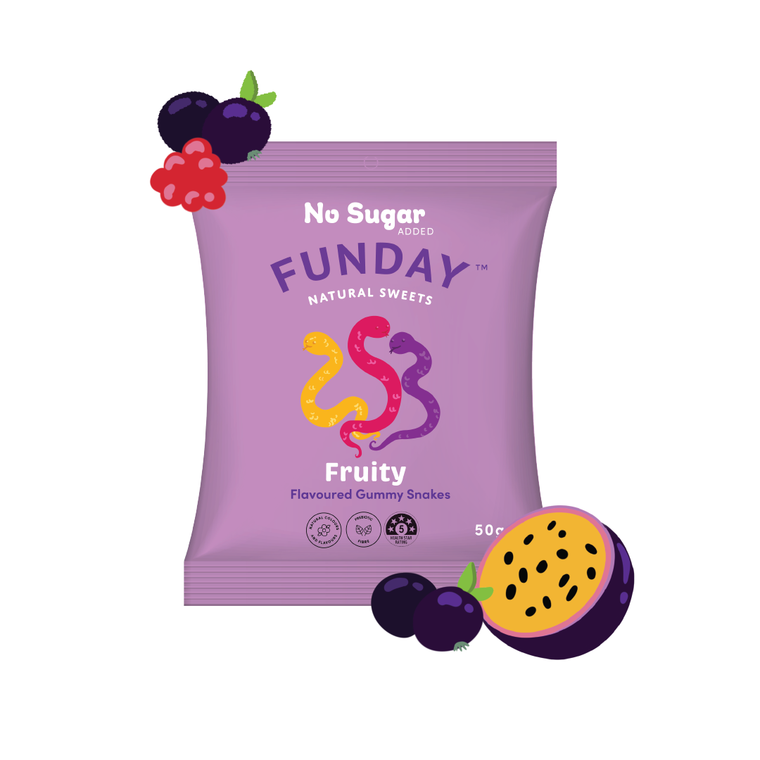 Fruity Gummy Snake 50g (12 Pack)